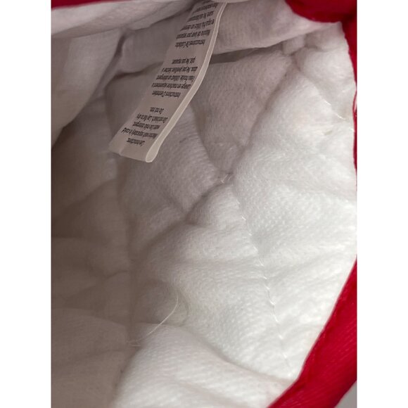 Wyatt Home Christmas Oven Mitt Gingerbread House Pot Holder Glove Red White - Picture 9 of 9